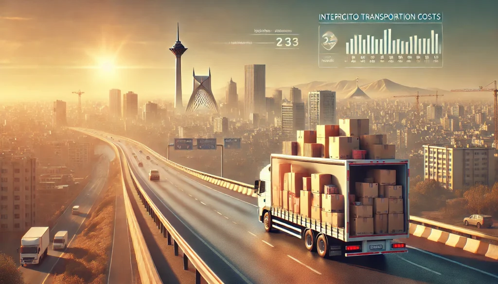 هزینه حمل بار بین شهری تهران